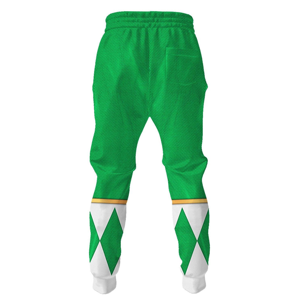 Green Ranger Dragon Shield Hoodies Sweatshirt T-shirt Hawaiian Tracksuit - OodieGang.com