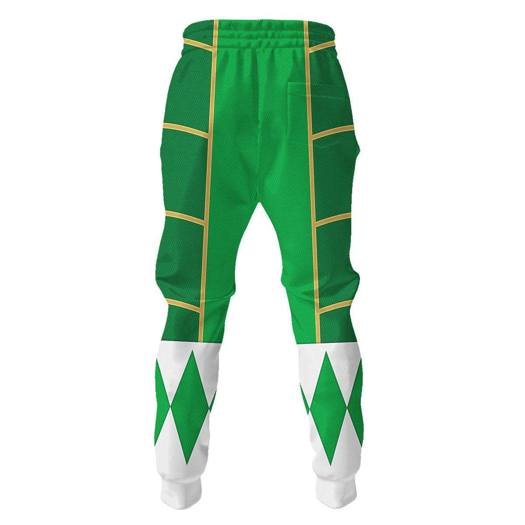 Green Ranger Dragon Shield Mighty Morphin Cosplay Hoodies Sweatshirt T-shirt Hawaiian - OodieGang.com