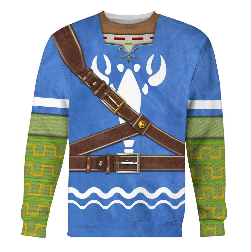 Hero's Clothes - Wind Waker Attire Shield Unisex Hoodie Sweatshirt T-shirt Sweatpants Cosplay - OodieGang.com