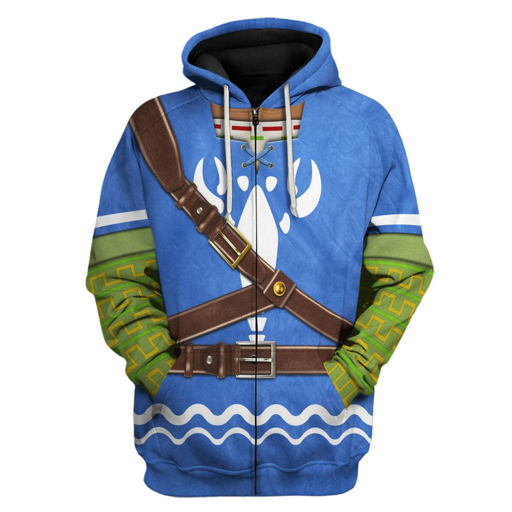 Hero's Clothes - Wind Waker Attire Shield Unisex Hoodie Sweatshirt T-shirt Sweatpants Cosplay - OodieGang.com