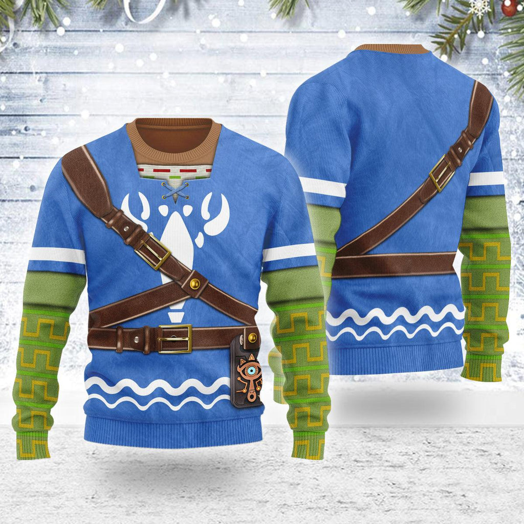 Heros Clothes Wind Waker Themed Costume Unisex Christmas Wool Sweater - OodieGang.com