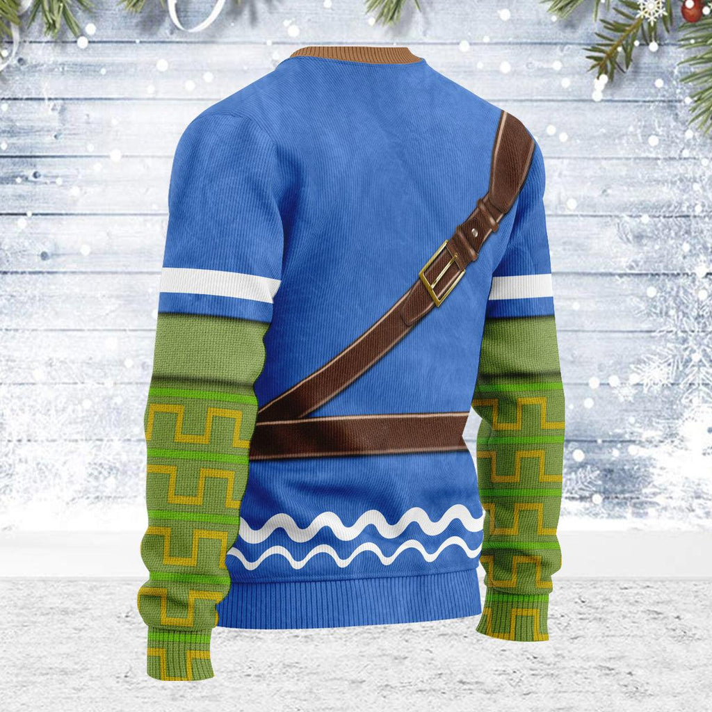 Heros Clothes Wind Waker Themed Costume Unisex Christmas Wool Sweater - OodieGang.com