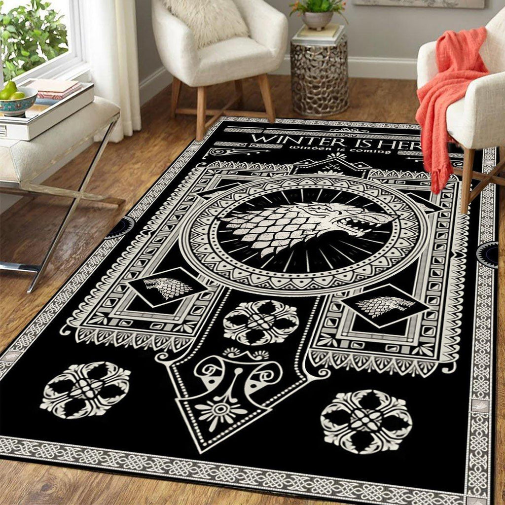 House Stark Game of Thrones Rug - OodieGang