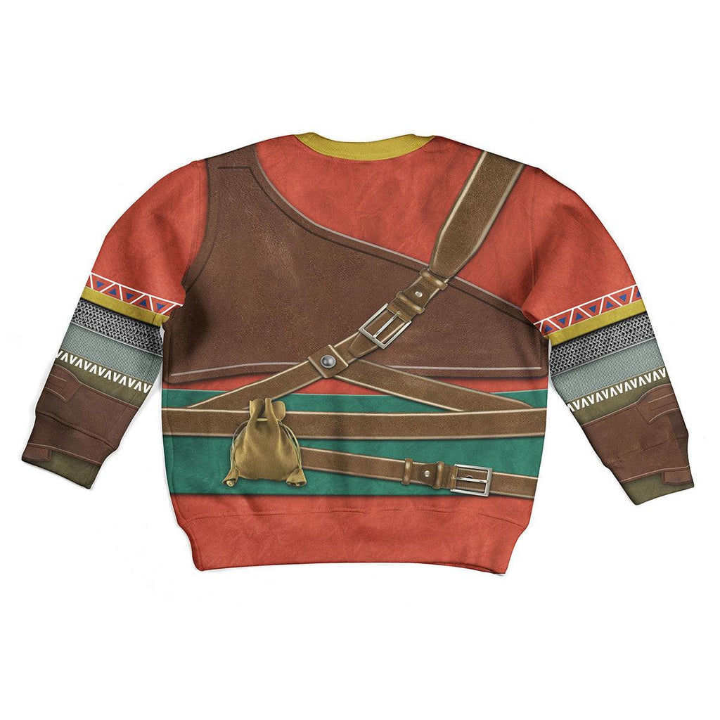 Hylian Armor Kid Tops Hoodie Sweatshirt T-Shirt - OodieGang.com