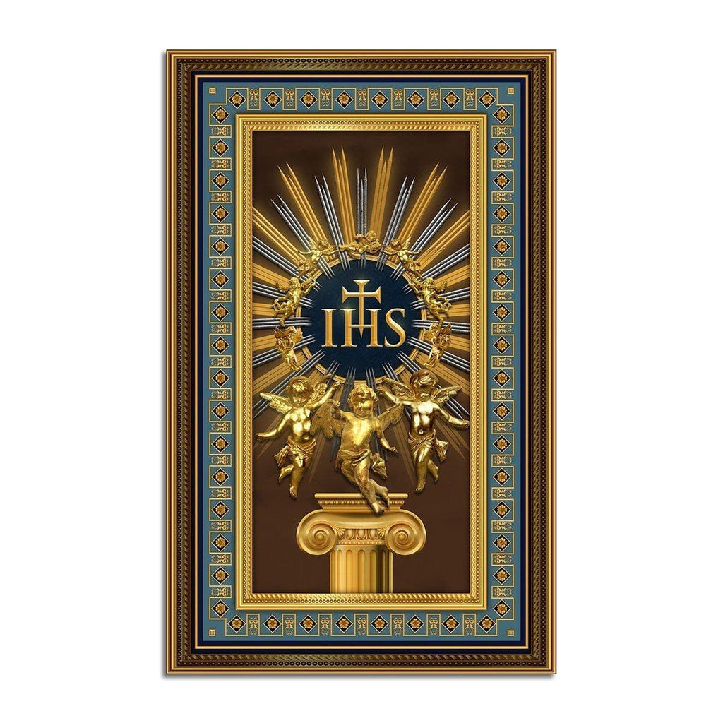 IHS Jesus Christ Christogram Rug - OodieGang