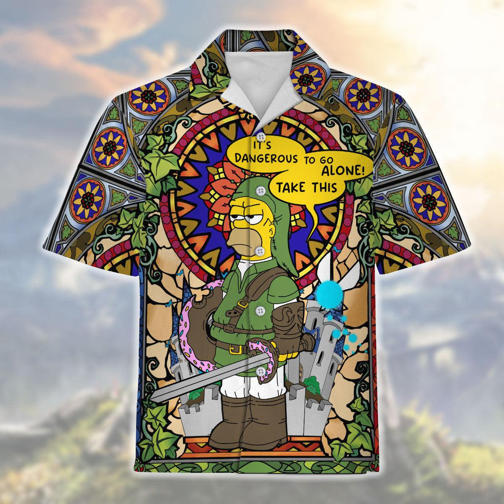 It's dangerous to go alone! Take this Hawaiian Shirt - OodieGang.com