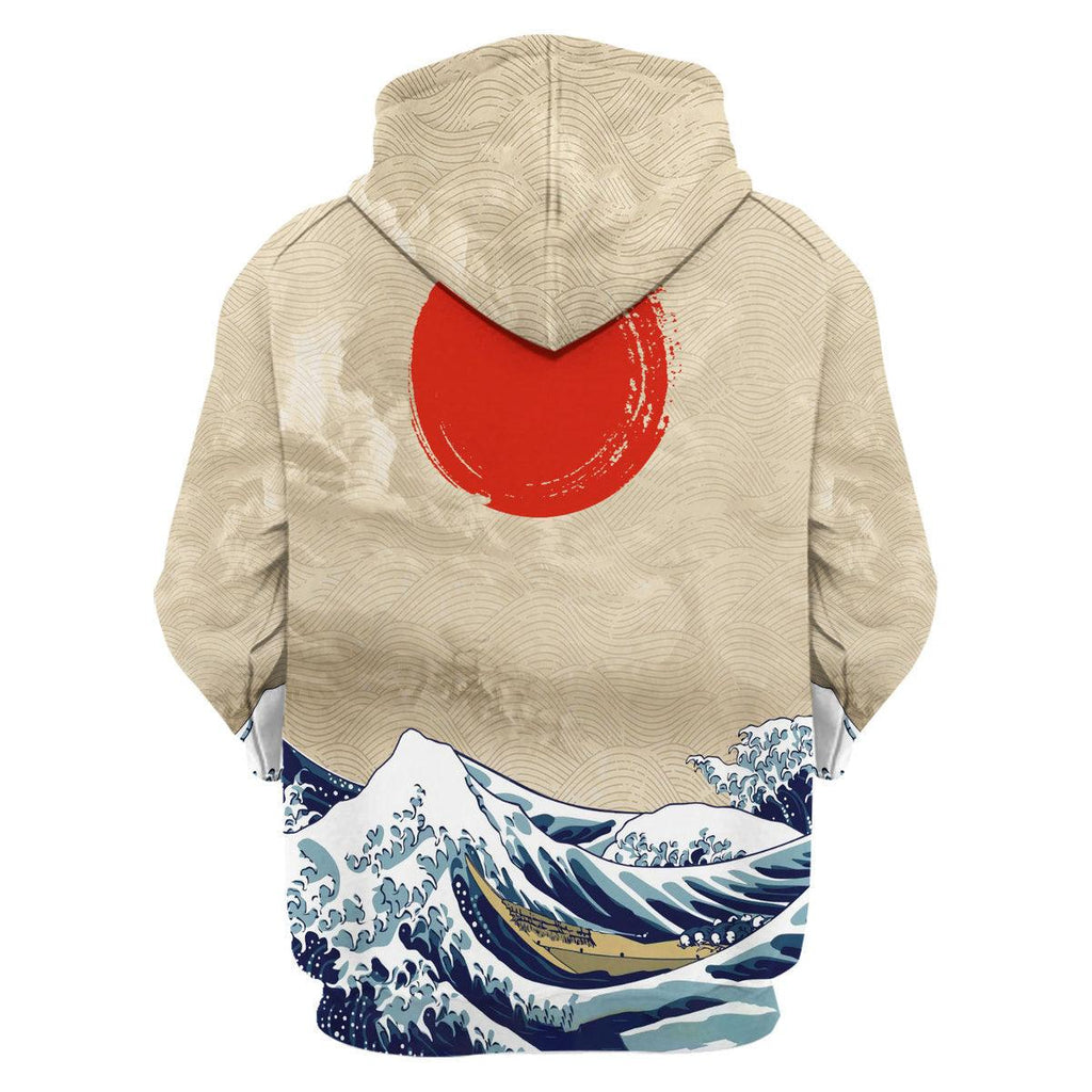 Japanese Sulf Zelda no Densetsu The Great Wave Link Hoodie T-shirt Sweatpants Cosplay - DucG