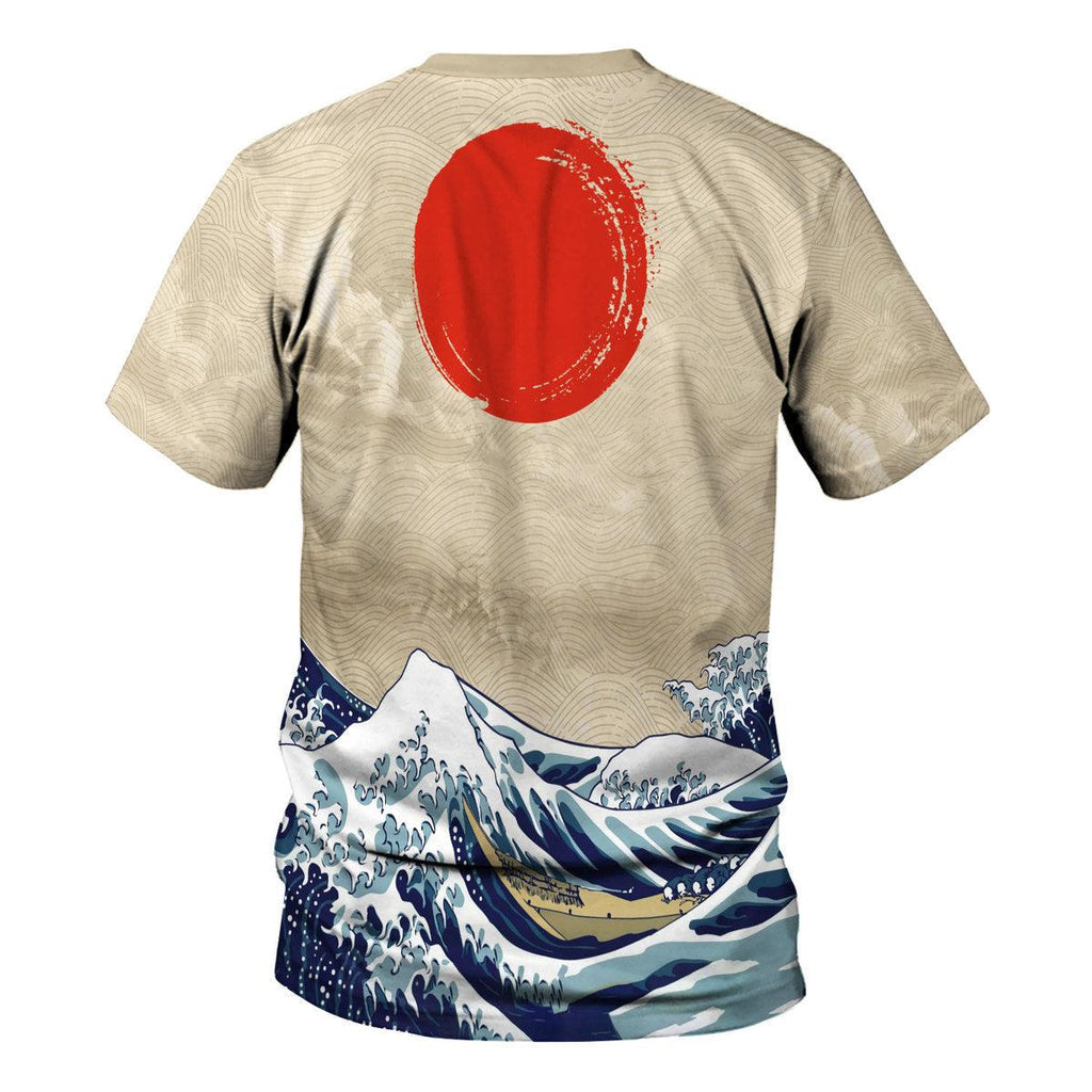 Japanese Sulf Zelda no Densetsu The Great Wave Link Hoodie T-shirt Sweatpants Cosplay - DucG