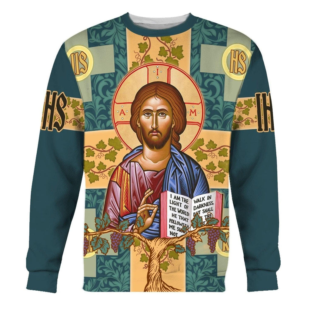 Jesus Christ Byzantine Greek Orthodoxy Sweatshirt - OodieGang