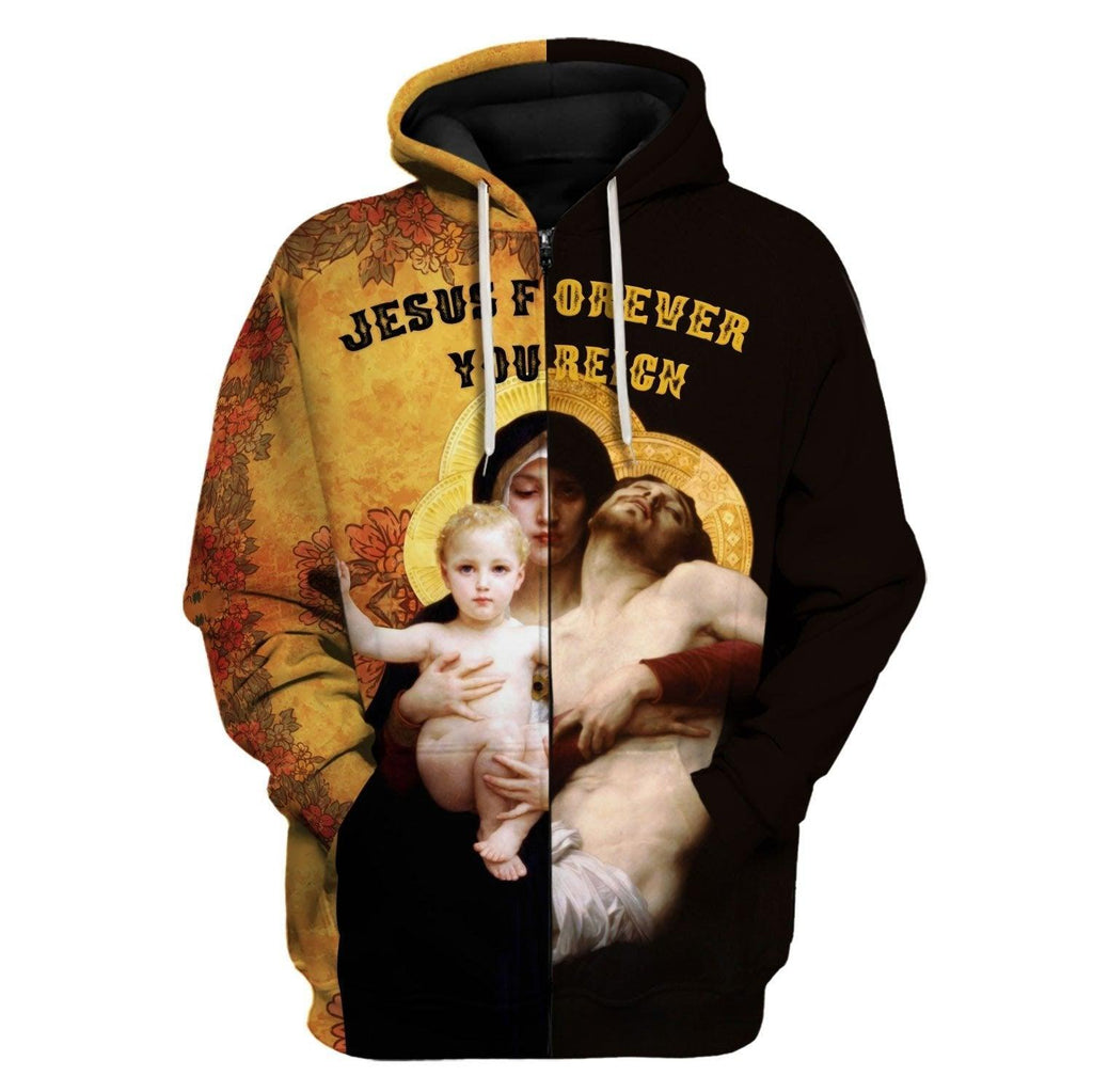 Jesus Forever You Reign Hoodie - OodieGang