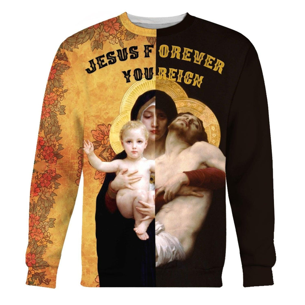 Jesus Forever You Reign Sweatshirt - OodieGang