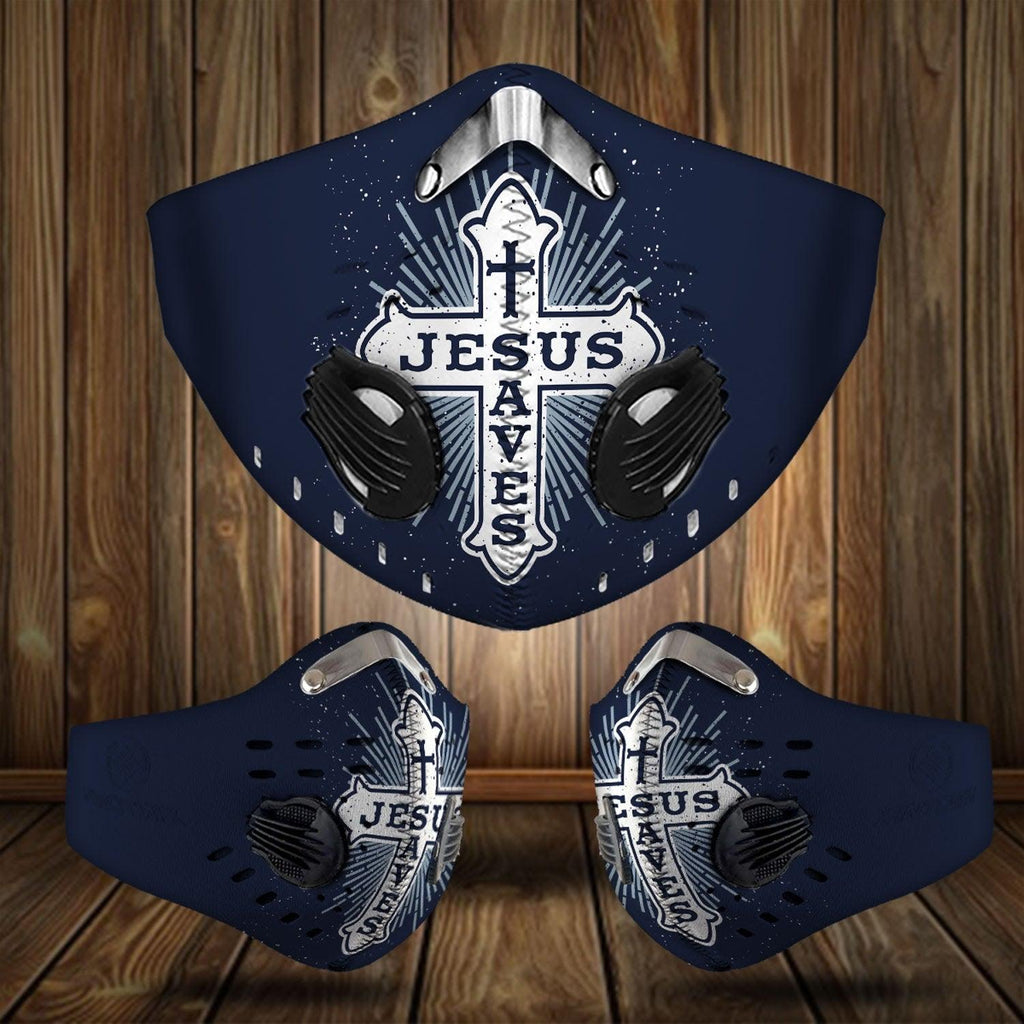 Jesus Saves Face Mask - DucG