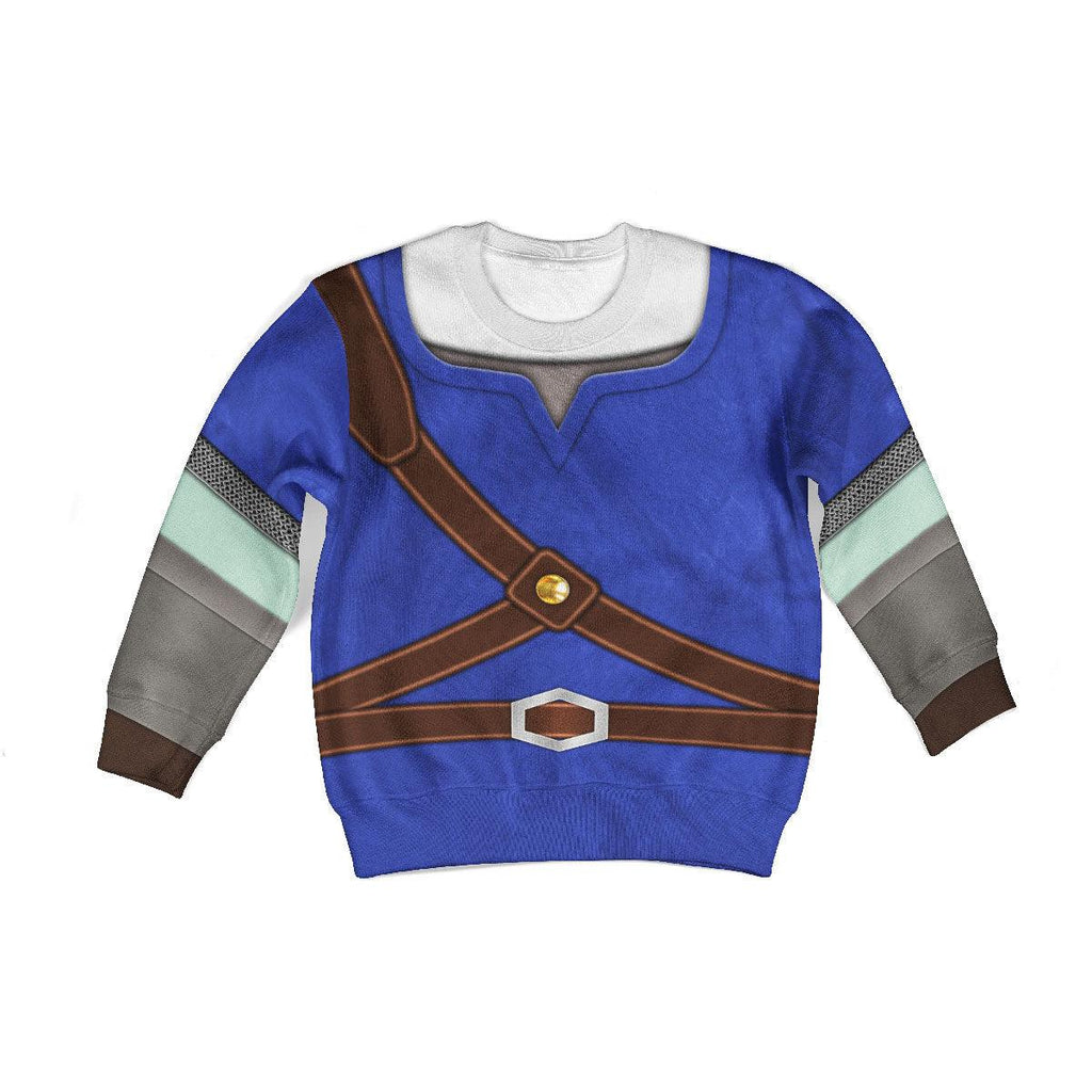 Knights of Skyloft Blue Costume Kid Tops Hoodie Sweatshirt T-Shirt - OodieGang.com