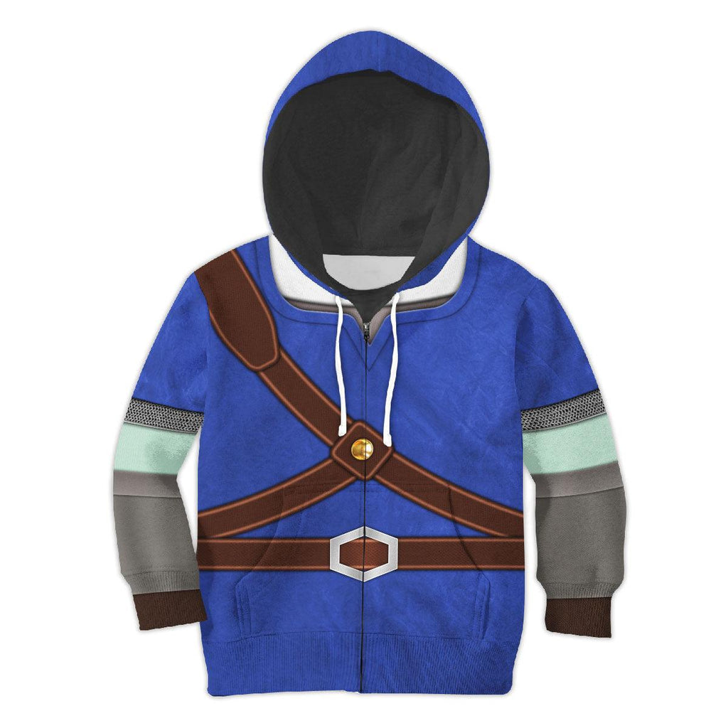 Knights of Skyloft Blue Costume Kid Tops Hoodie Sweatshirt T-Shirt - OodieGang.com