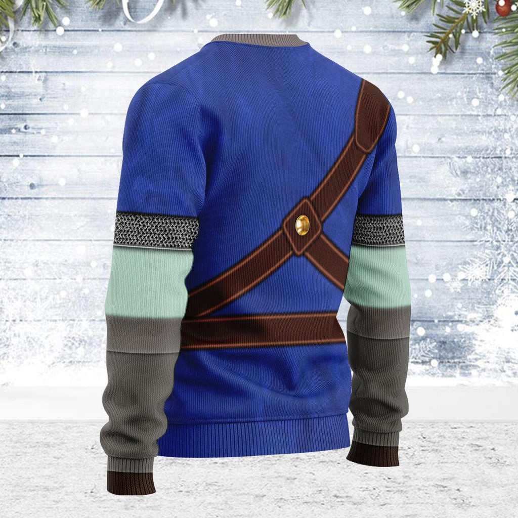 Knights of Skyloft Blue Themed Costume Unisex Christmas Wool Sweater - OodieGang.com