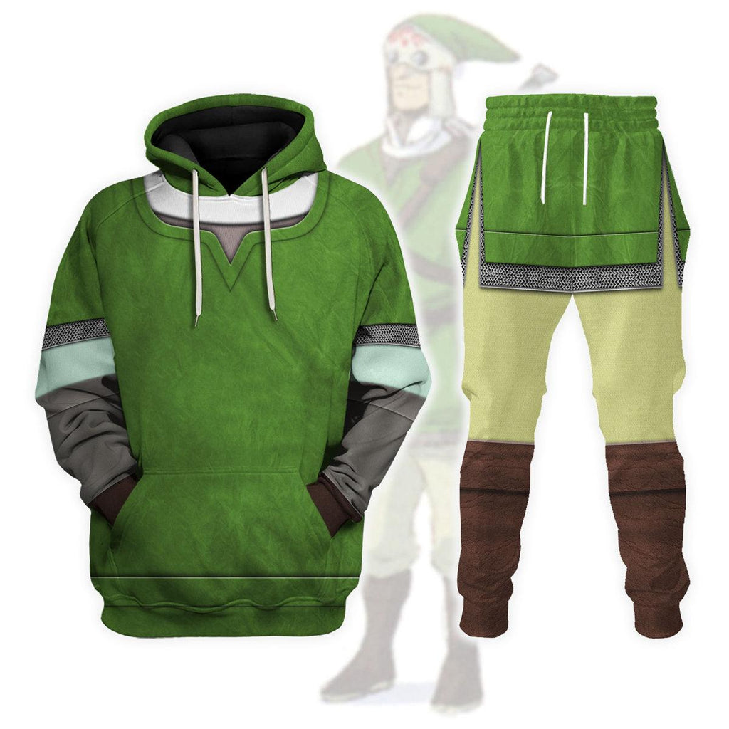 Knights of Skyloft Green New Unisex Hoodie Sweatshirt T-shirt Sweatpants Cosplay - CustomsPig.com