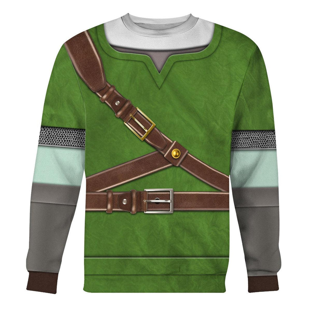 Knights of Skyloft Green Shield Unisex Hoodie Sweatshirt T-shirt Sweatpants Cosplay - OodieGang.com