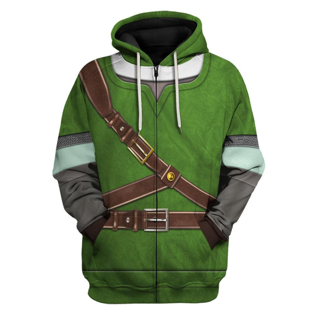 Knights of Skyloft Green Shield Unisex Hoodie Sweatshirt T-shirt Sweatpants Cosplay - OodieGang.com