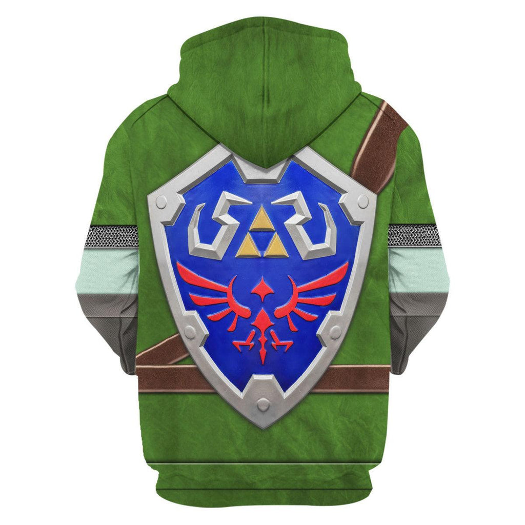 Knights of Skyloft Green Shield Unisex Hoodie Sweatshirt T-shirt Sweatpants Cosplay - OodieGang.com