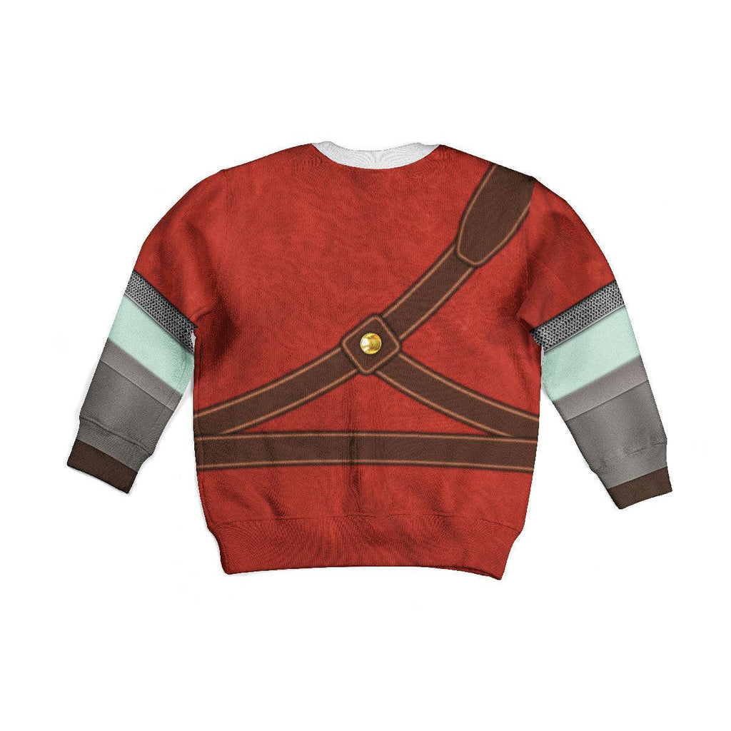 Knights of Skyloft Red Costume Kid Tops Hoodie Sweatshirt T-Shirt - OodieGang.com