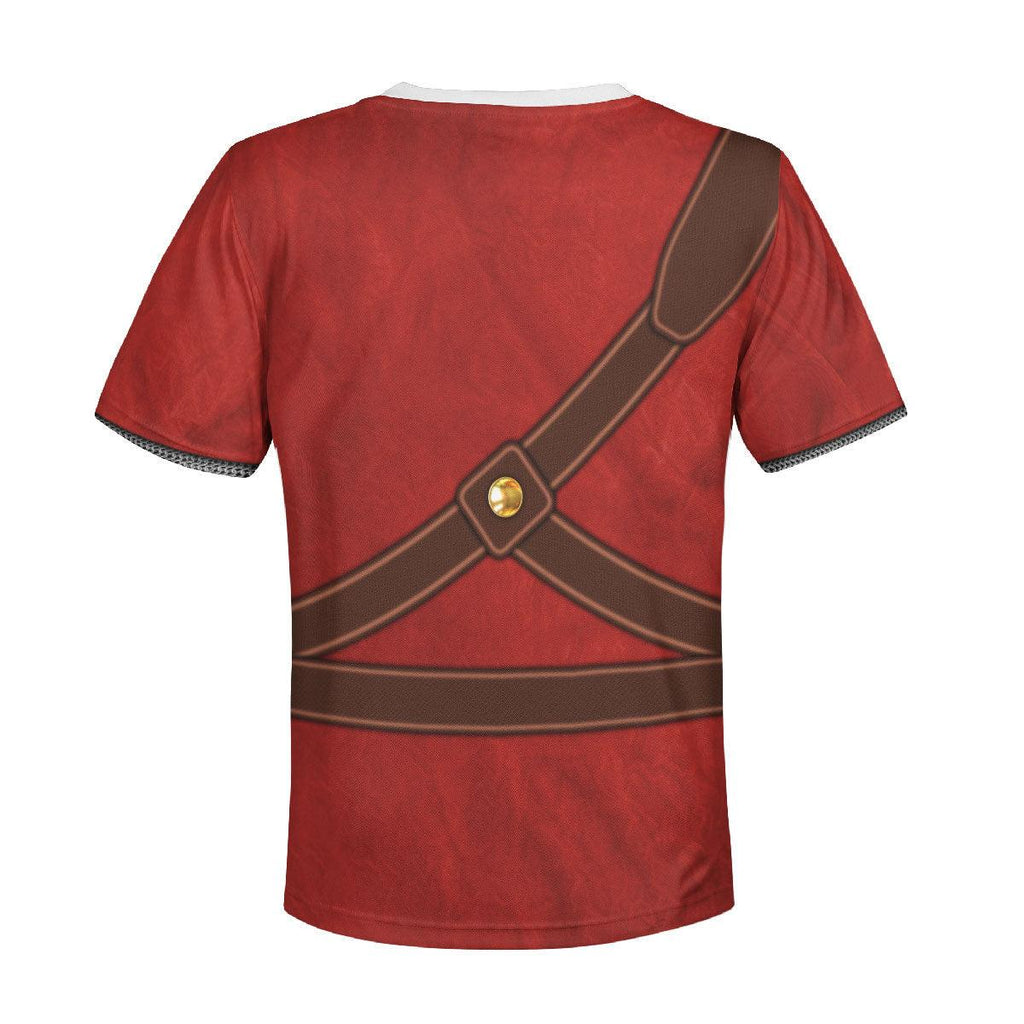 Knights of Skyloft Red Costume Kid Tops Hoodie Sweatshirt T-Shirt - OodieGang.com