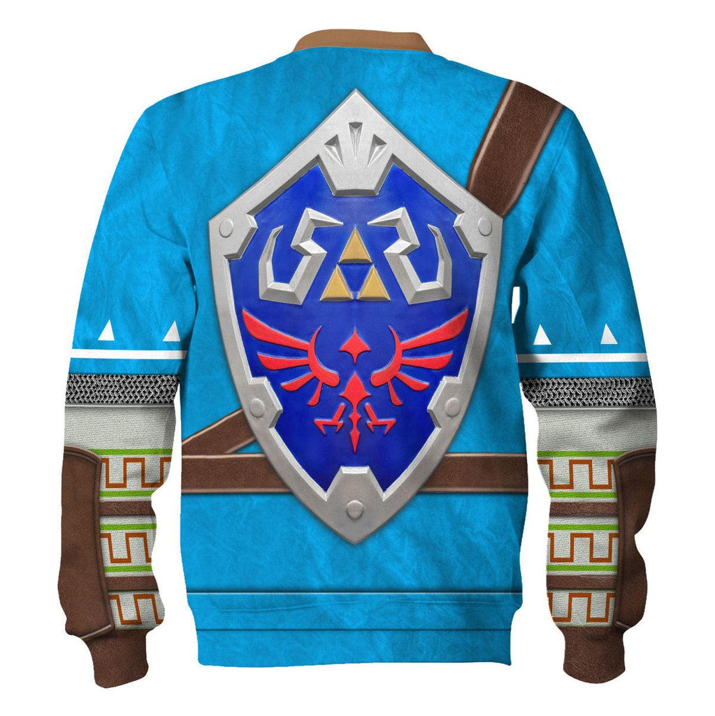 Link Attire Champion's Tunic Shield Unisex Hoodie Sweatshirt T-shirt Sweatpants Cosplay - OodieGang.com