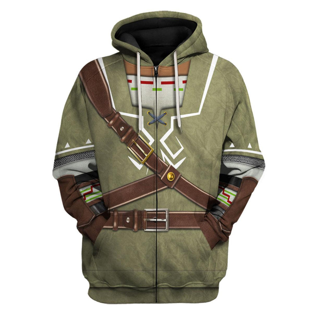 Link Attire Shield Unisex Hoodie Sweatshirt T-shirt Sweatpants Cosplay - OodieGang.com