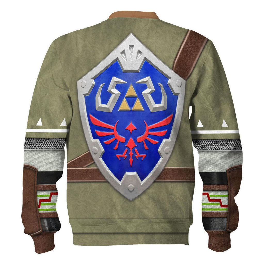 Link Attire Shield Unisex Hoodie Sweatshirt T-shirt Sweatpants Cosplay - OodieGang.com