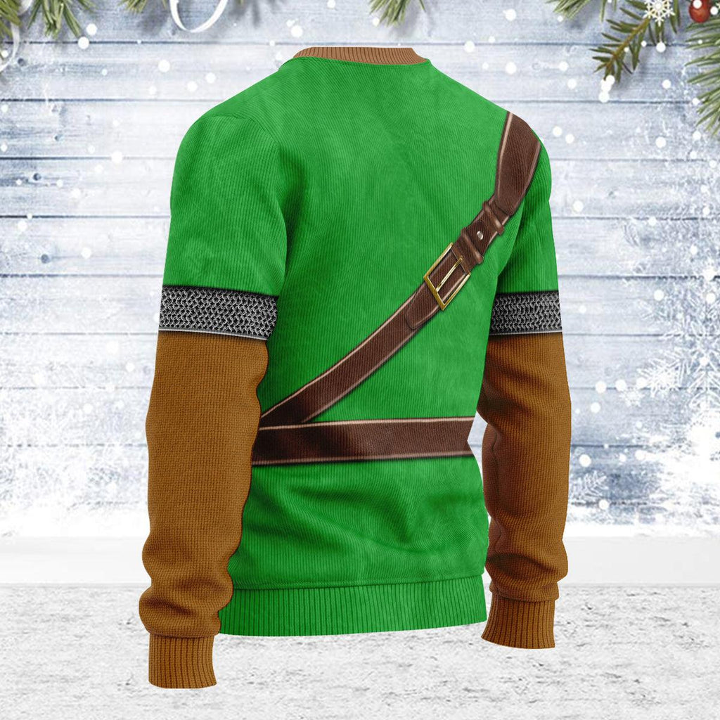 Link Iconic Attire Themed Costume Unisex Christmas Wool Sweater - OodieGang.com