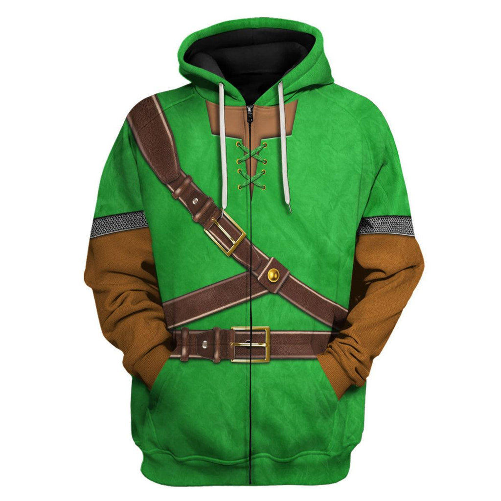 Link Iconic Costume Unisex Hoodie Sweatshirt T-shirt Sweatpants Cosplay - OodieGang.com