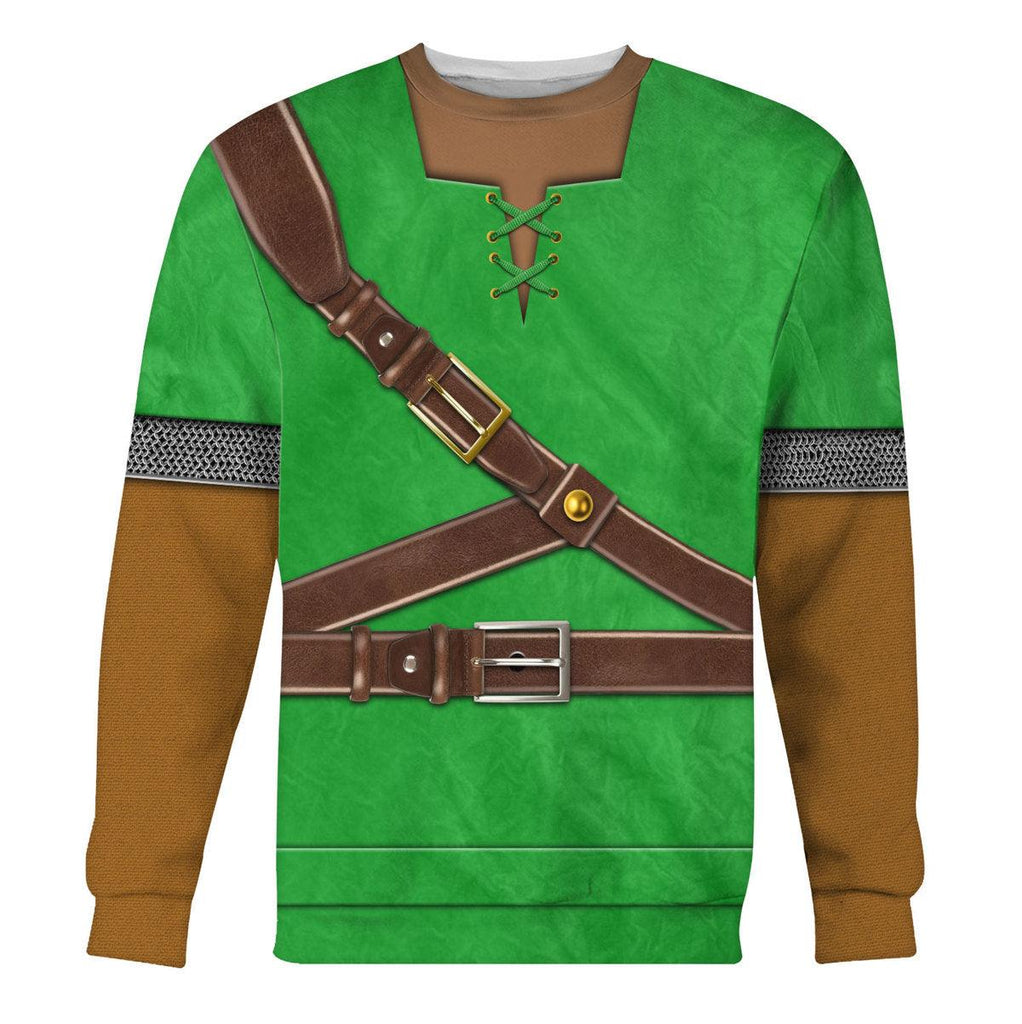 Link Iconic Shield Iconic Costume Unisex Hoodie Sweatshirt T-shirt Sweatpants Cosplay - OodieGang.com