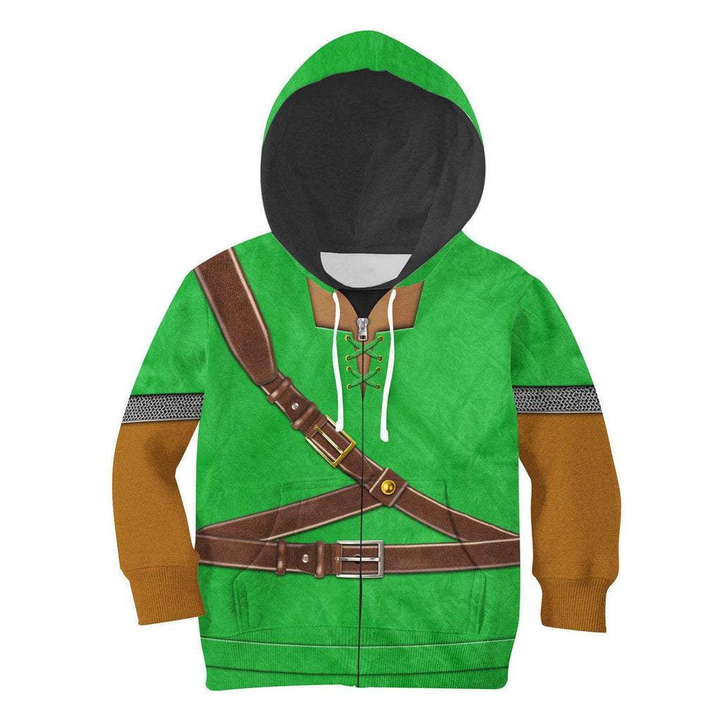 Link Iconic Shield Kid Tops Hoodie Sweatshirt T-Shirt - OodieGang.com