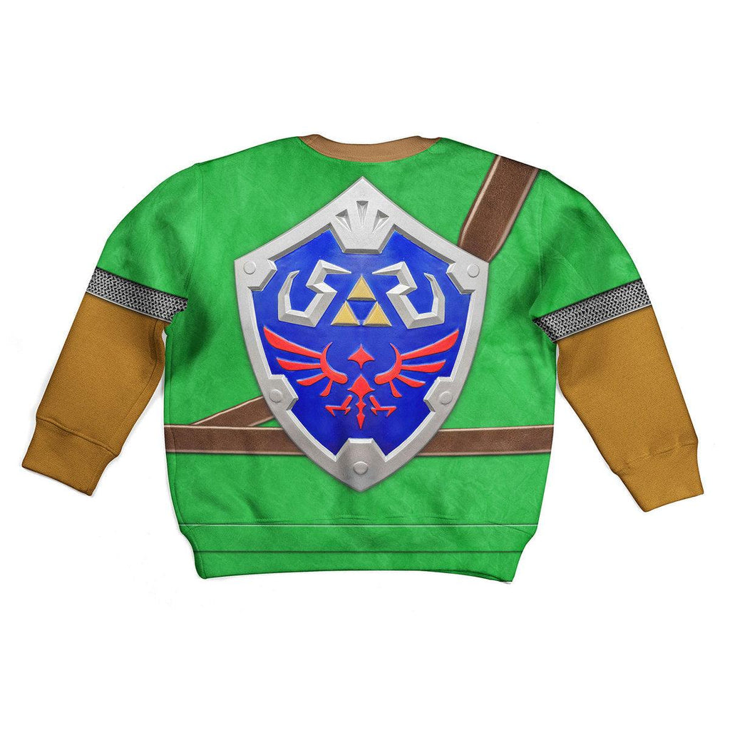 Link Iconic Shield Kid Tops Hoodie Sweatshirt T-Shirt - OodieGang.com