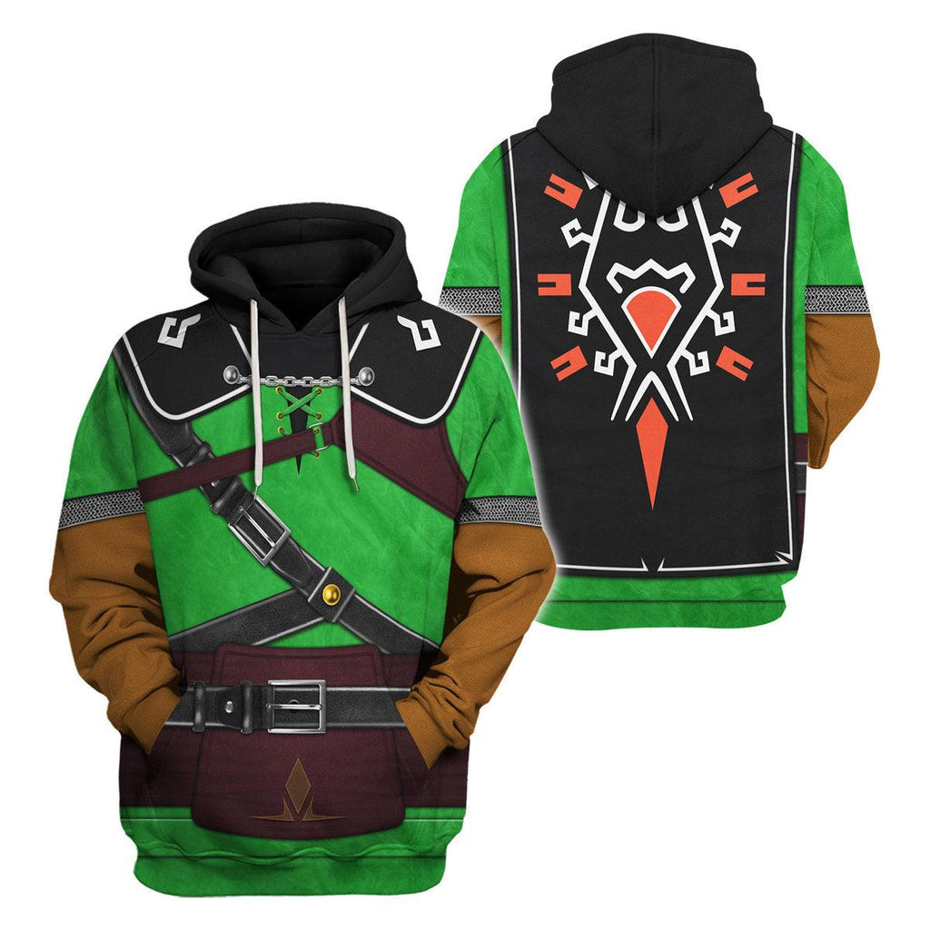 Link Iconic Tears Of The Kingdom Costume Unisex Hoodie Sweatshirt T-shirt Sweatpants Cosplay - CustomsPig.com