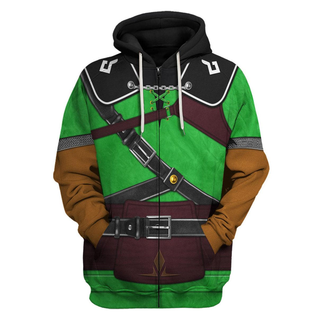 Link Iconic Tears Of The Kingdom Costume Unisex Hoodie Sweatshirt T-shirt Sweatpants Cosplay - OodieGang.com