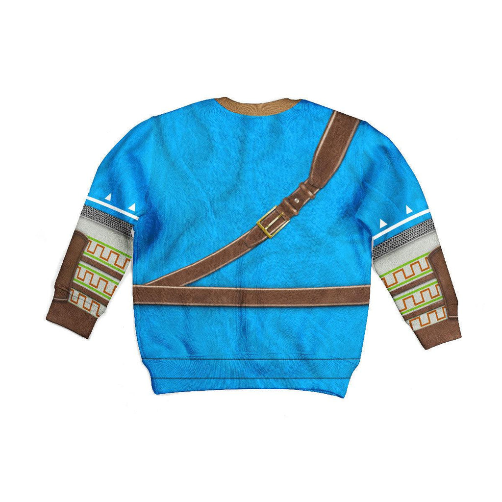 Link Zelda Champion's Tunic Kid Tops Hoodie Sweatshirt T-Shirt - OodieGang.com