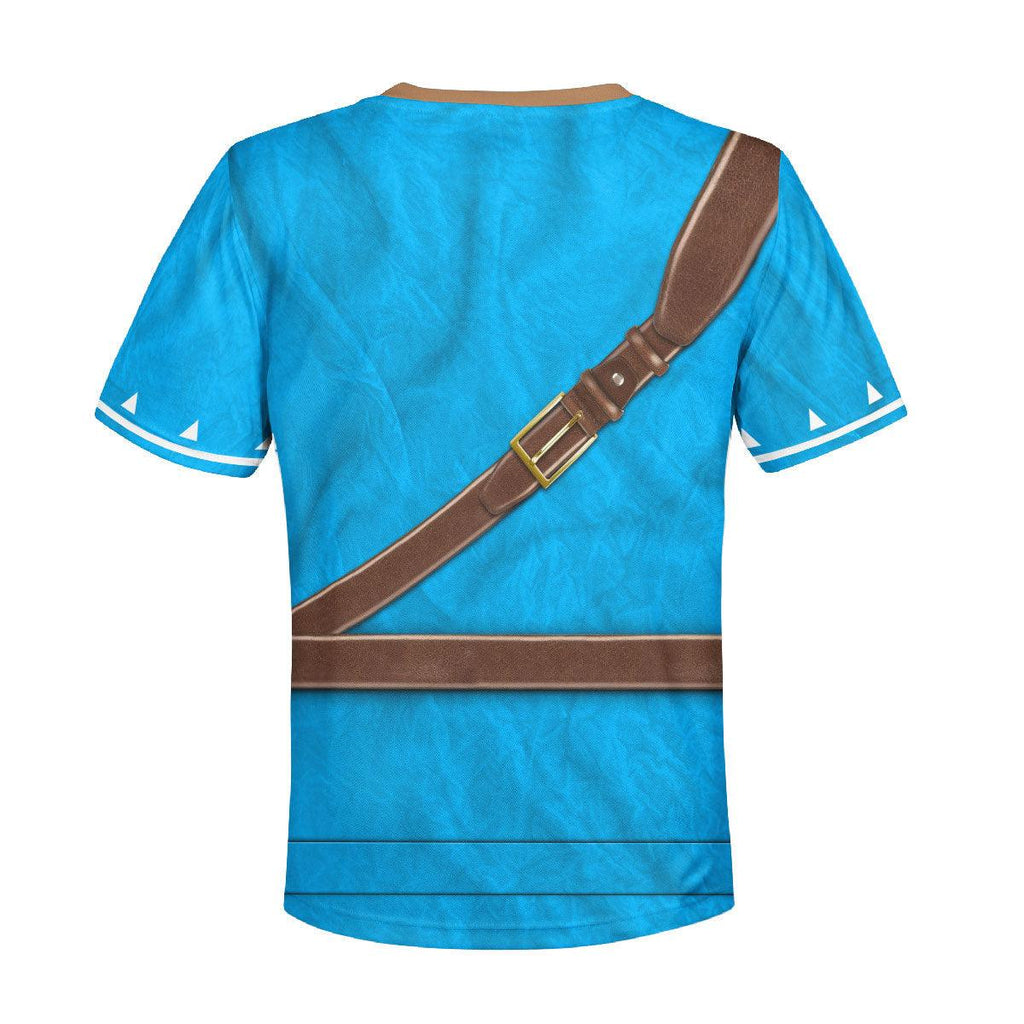 Link Zelda Champion's Tunic Kid Tops Hoodie Sweatshirt T-Shirt - OodieGang.com