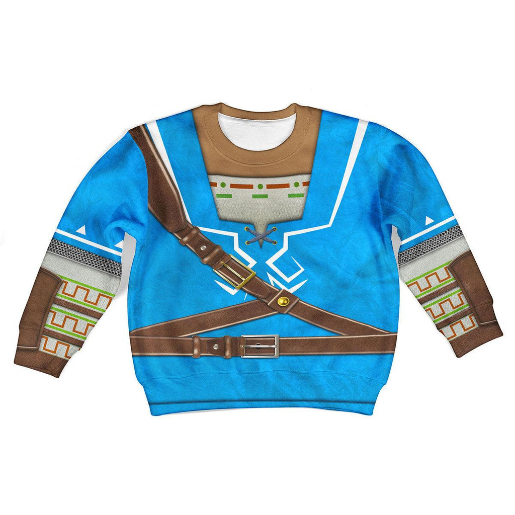 Link Zelda Champions Tunic Shield Kid Tops Hoodie Sweatshirt T-Shirt - OodieGang.com