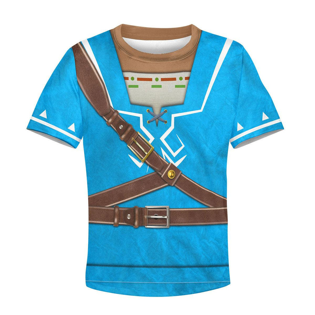 Link Zelda Champions Tunic Shield Kid Tops Hoodie Sweatshirt T-Shirt - OodieGang.com