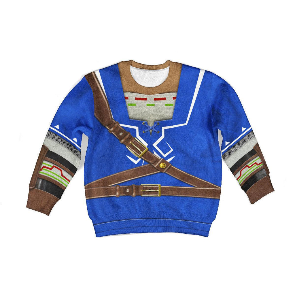 Link Zora Tunic Costume Kid Tops Hoodie Sweatshirt T-Shirt - OodieGang.com