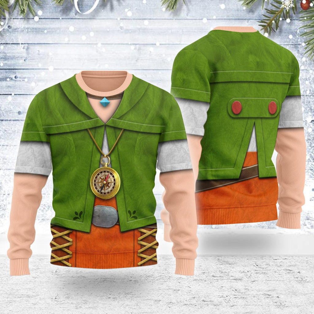 Linkle Themed Costume Unisex Christmas Wool Sweater - OodieGang.com