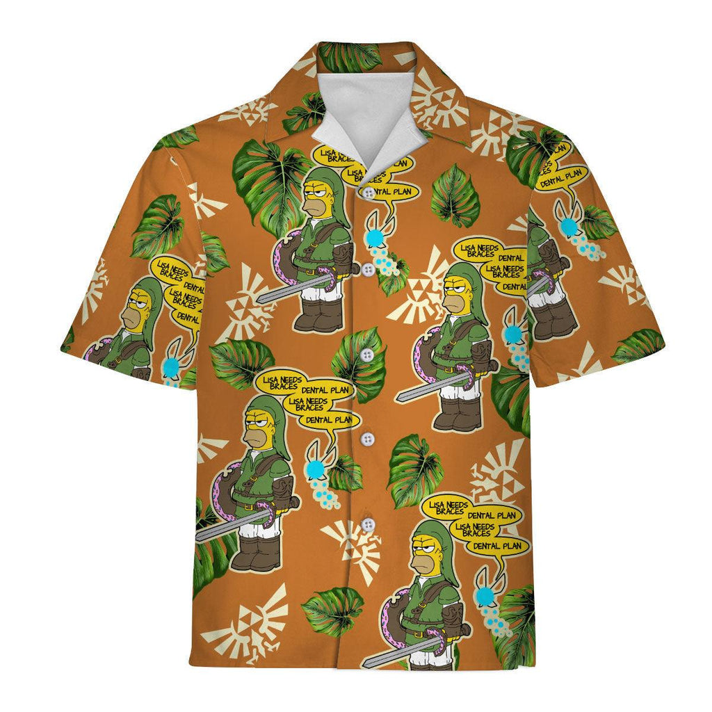 Lisa Needs Braces Dental Plan Hawaiian Shirt - OodieGang.com