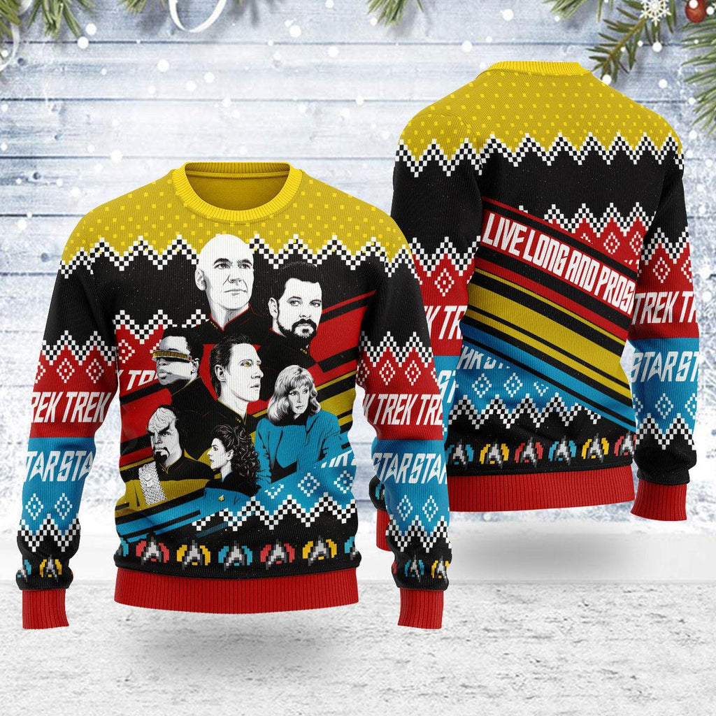 Live Long And Prosper Christmas Sweater - OodieGang.com