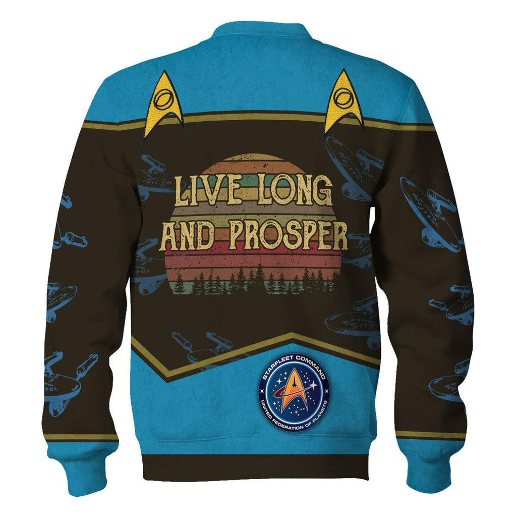 Live Long And Prosper Sunset Retro Vintage Hoodie Sweatshirt T-shirt Apparel - OodieGang.com