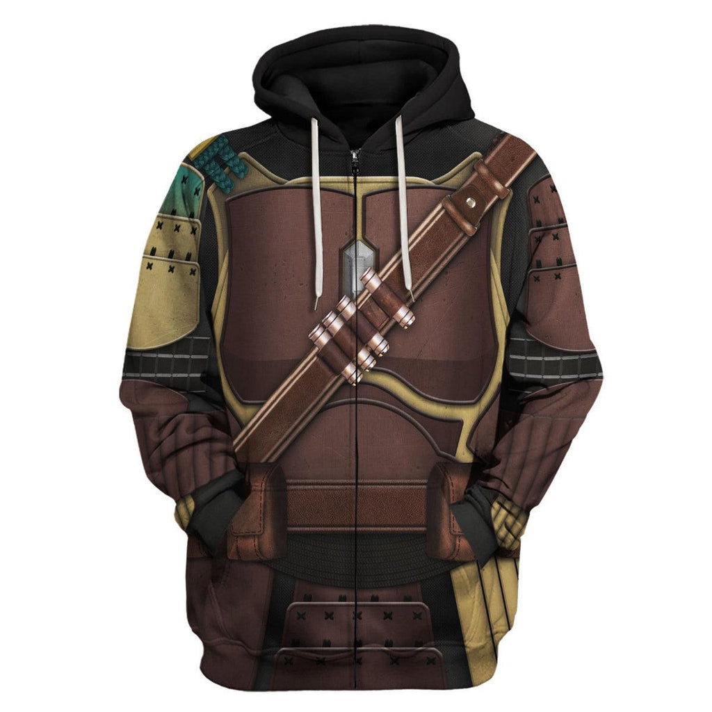 Mandalorian Samurai T-shirt Hoodie Sweatpants Apparel - OodieGang.com