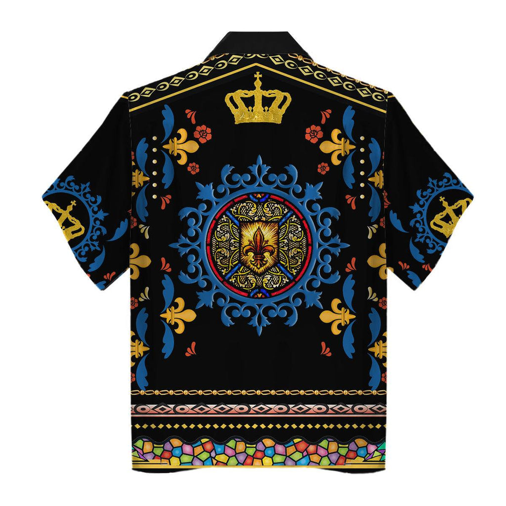 Mary Stained Glass Virgin Mary Hawaiian Shirt - OodieGang.com