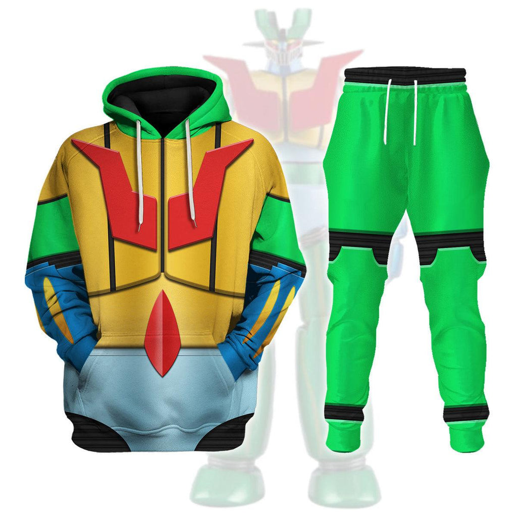 Mazinger Z Mazinger Jeeg Cosplay Costumes: Hoodies, T-Shirts, and Tracksuits | Oodiegang.com - DucG