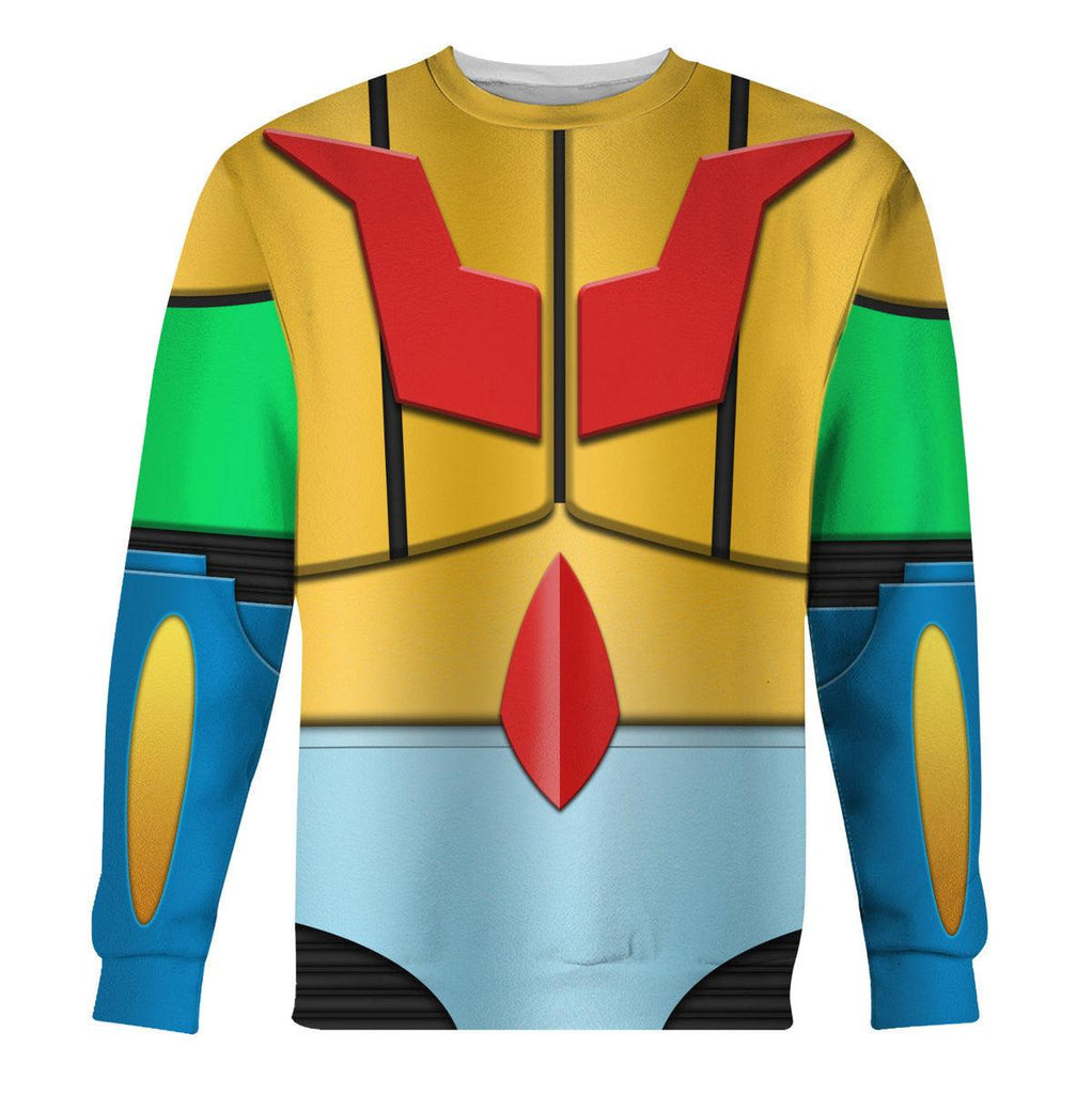 Mazinger Z Mazinger Jeeg Cosplay Costumes: Hoodies, T-Shirts, and Tracksuits | Oodiegang.com - DucG