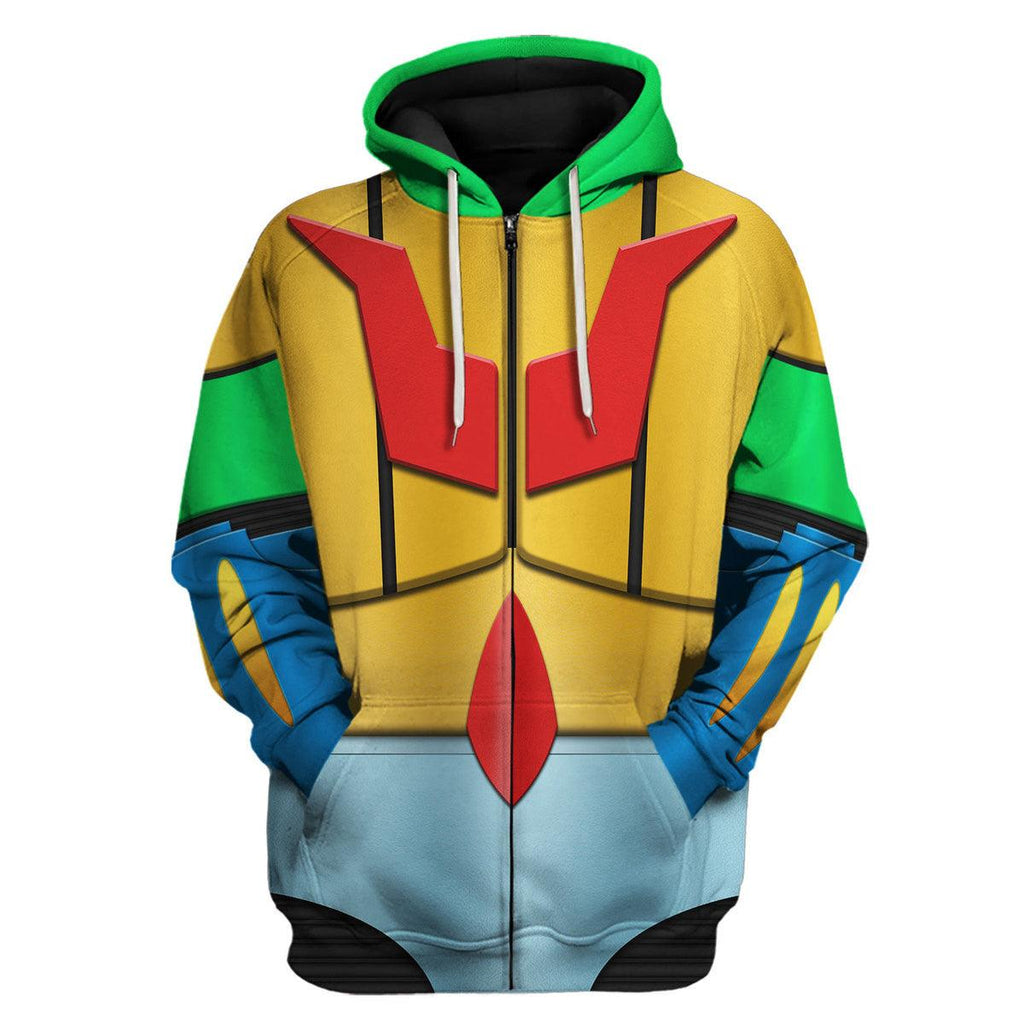 Mazinger Z Mazinger Jeeg Cosplay Costumes: Hoodies, T-Shirts, and Tracksuits | Oodiegang.com - DucG