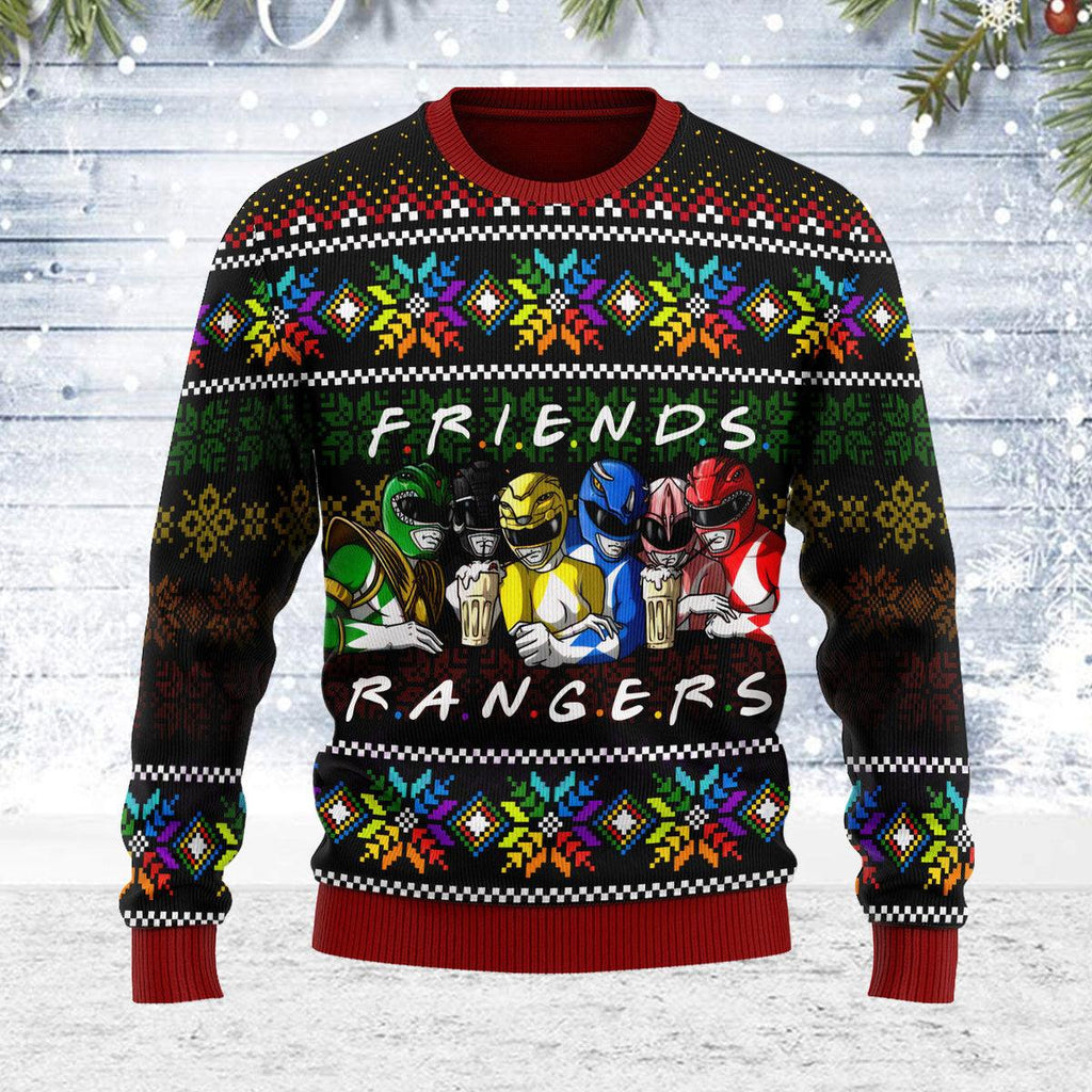 Merry Christmas Friend Rangers Unisex Wool Sweater - OodieGang.com